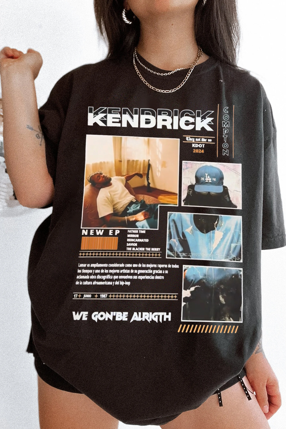 kendrick lamar poster T-shirt