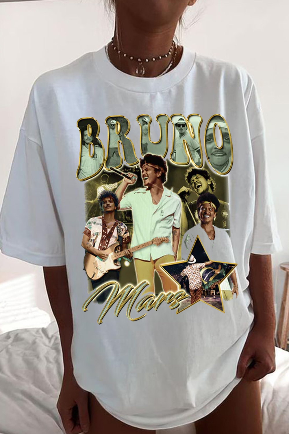 Camiseta Oversized Bruno Mars "Bruninho" t-shirt