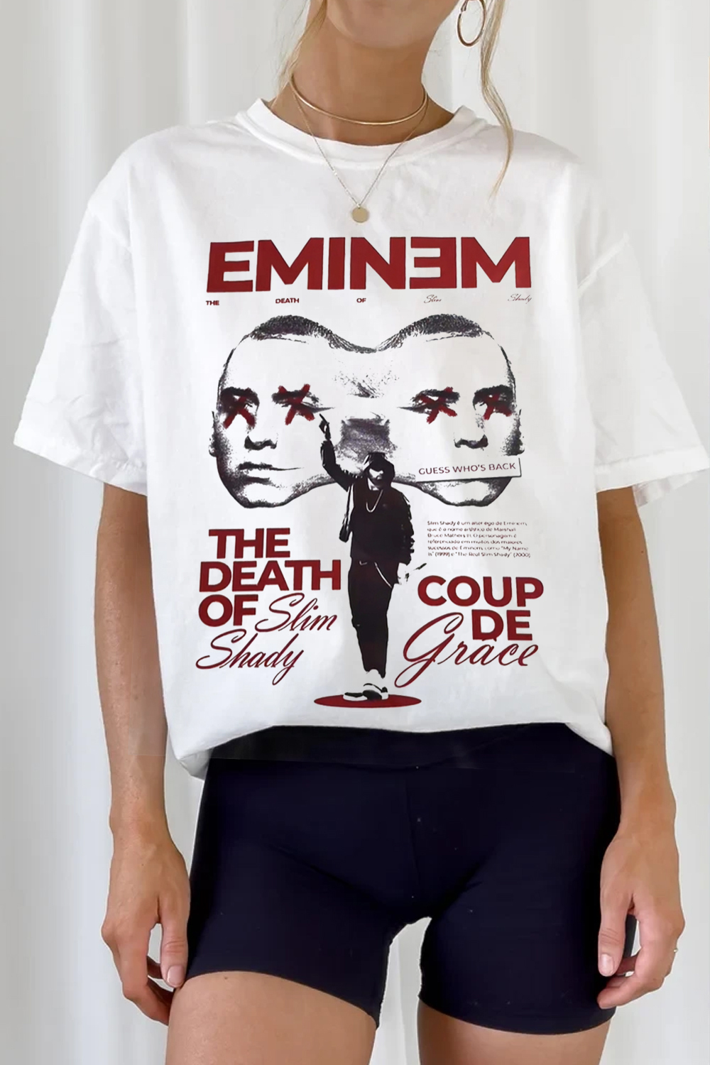 Eminem letter Tee