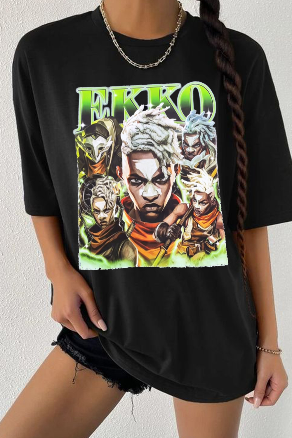 Save Jinx, pls Eko short sleeve T-shirt