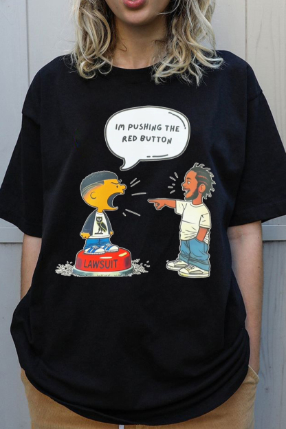 kendrick lamar drake super bowl t-shirt