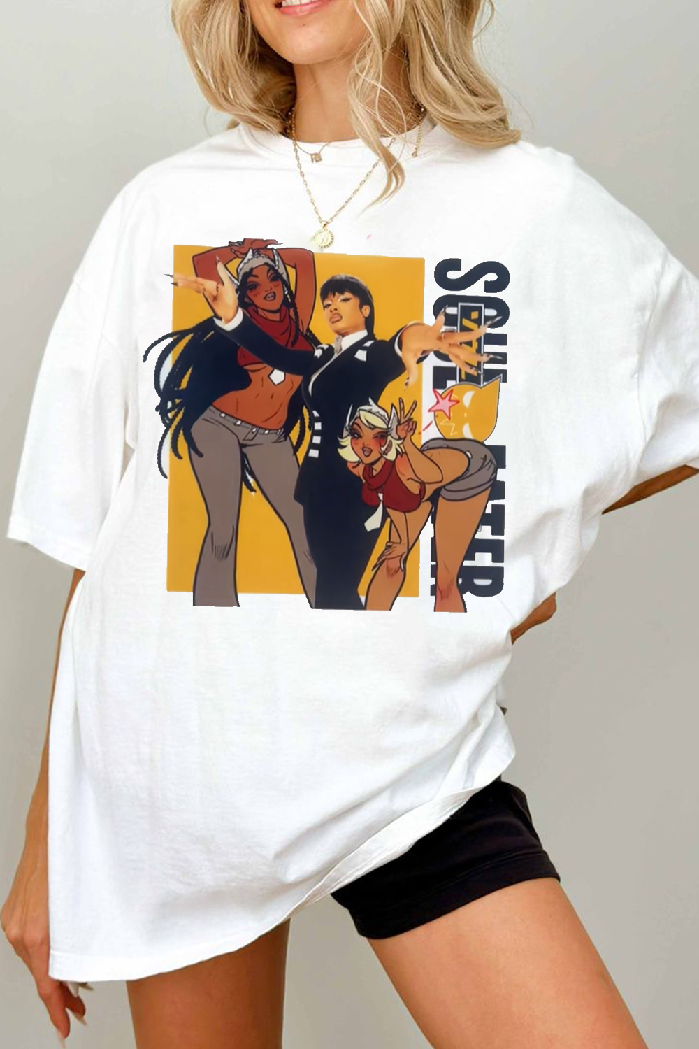 Megan Thee Stallion’s cosplay as Death the Kid from Soul EaterT-SHIRT