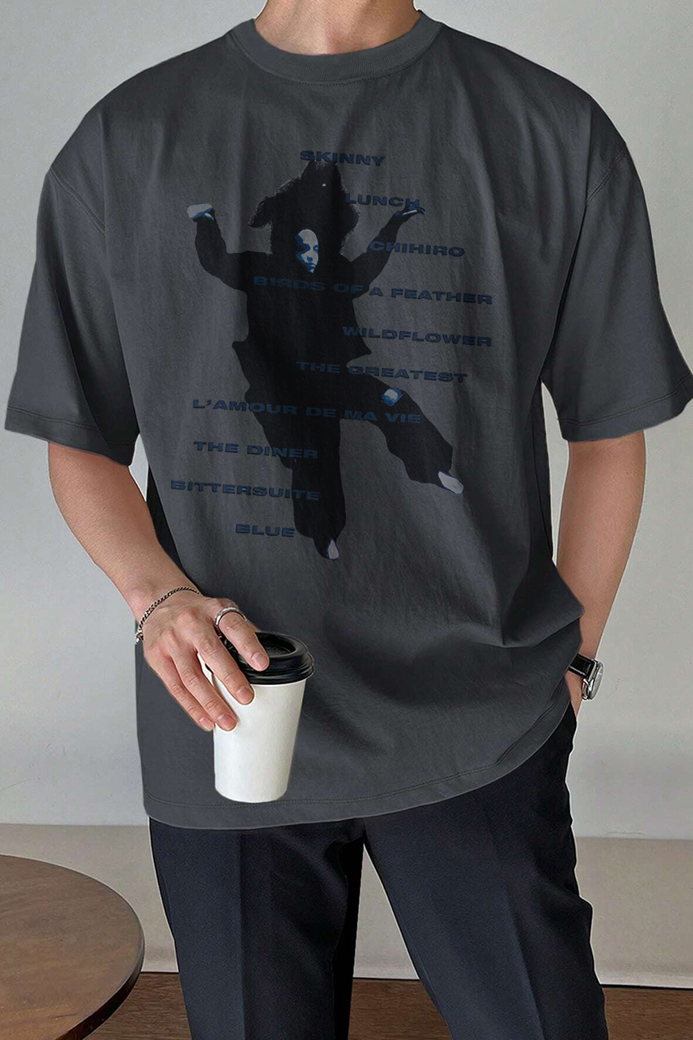 Falling Billie Graphic Tee For Men