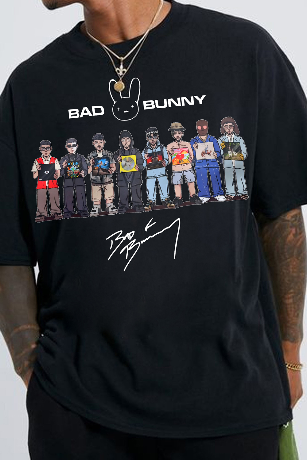 Bad Bunny DTMF Album Merch Tee For Men