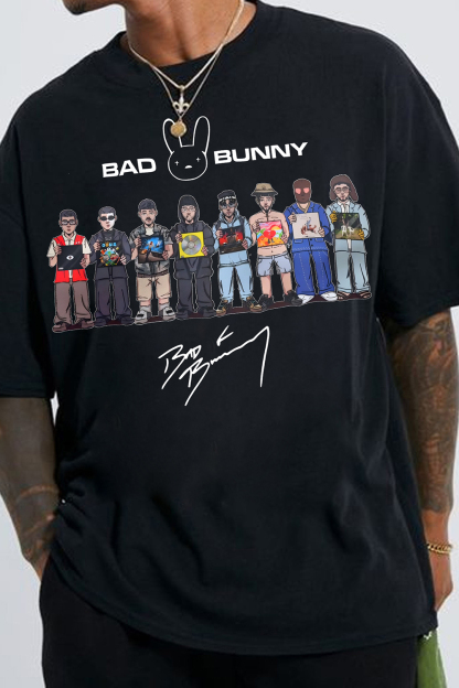 Bad Bunny DTMF Album Merch Tee For Men