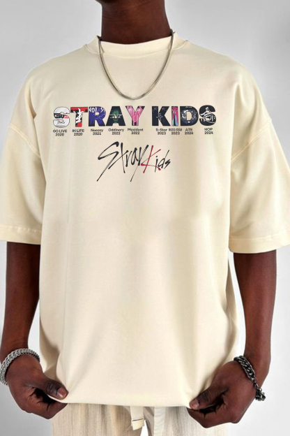 Stray Kids Albums Tee For Men