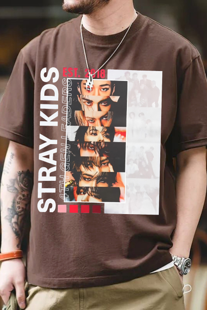 Stray Kids Album Graphic Tee For Men