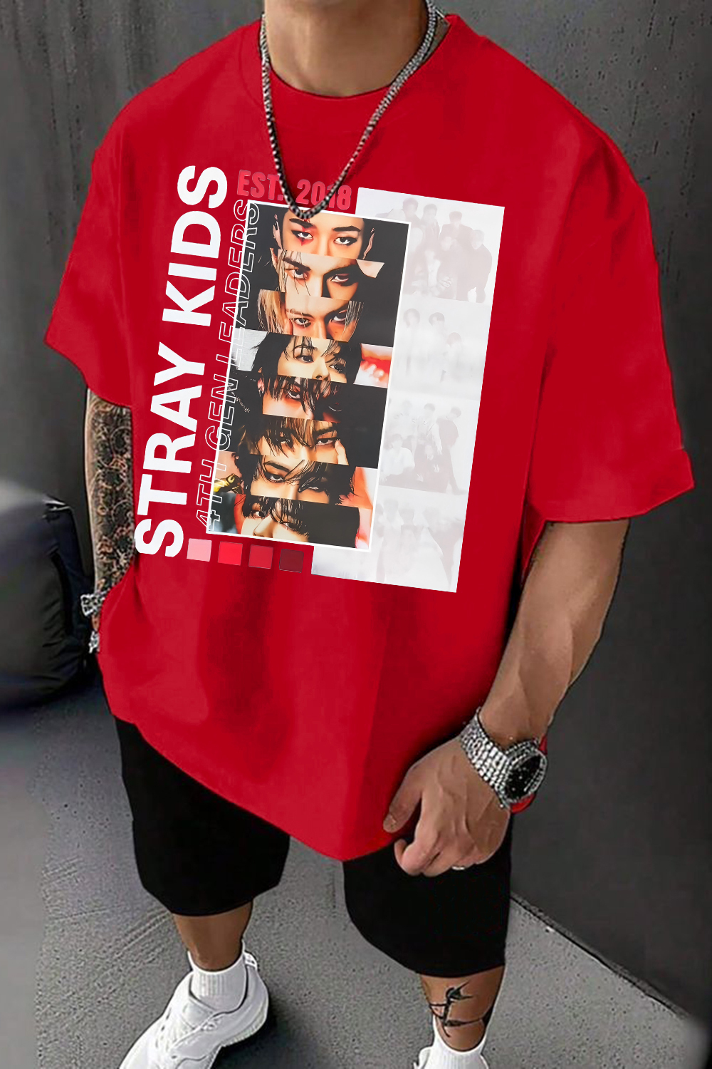 Stray Kids Album Graphic Tee For Men