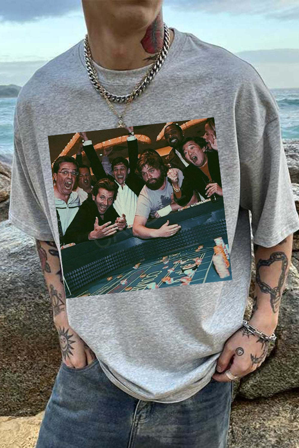 The Hangover Blackjack Scene Graphic Tee For Men
