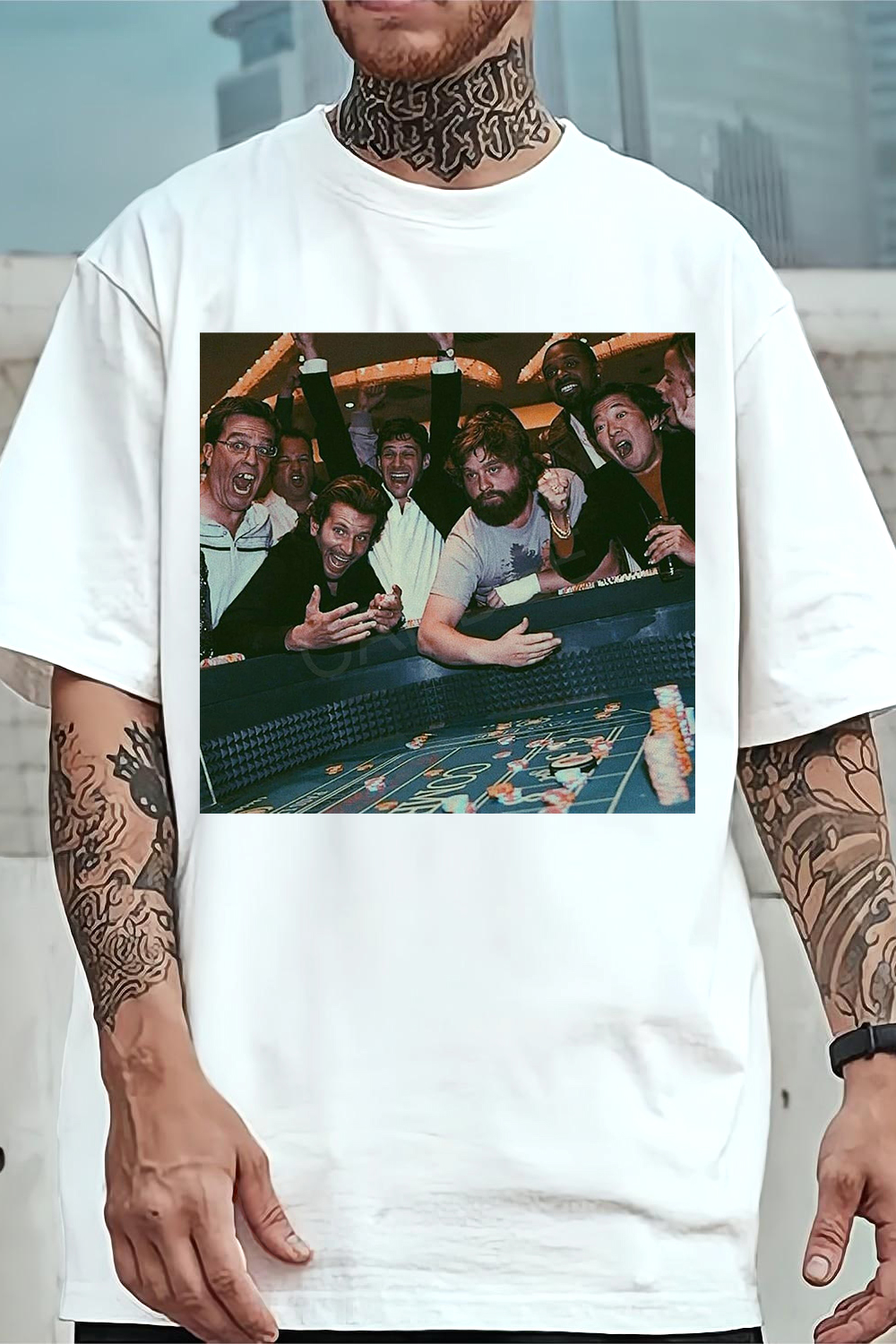The Hangover Blackjack Scene Graphic Tee For Men
