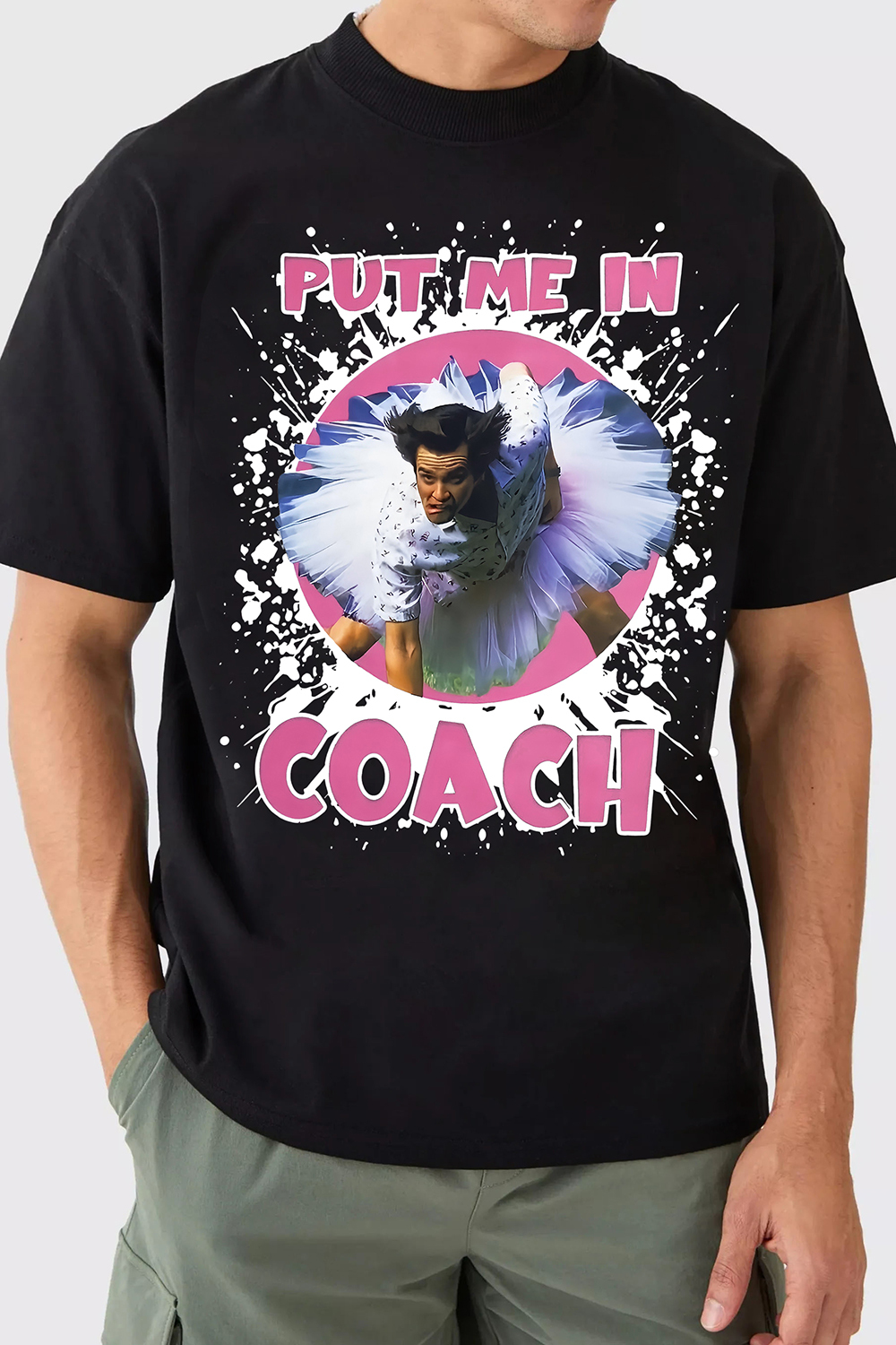 Jim Carrey Put Me In Coach Funny Tee For Men