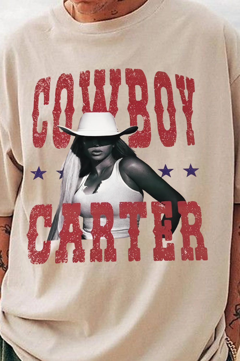 Beyoncé Queen Bee Cowboy Carter Tee For Men