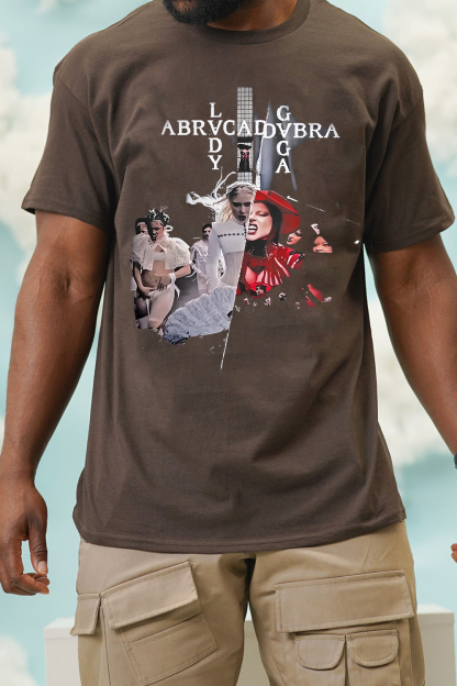 Lady Gaga Abracadabra Album Tee For Men