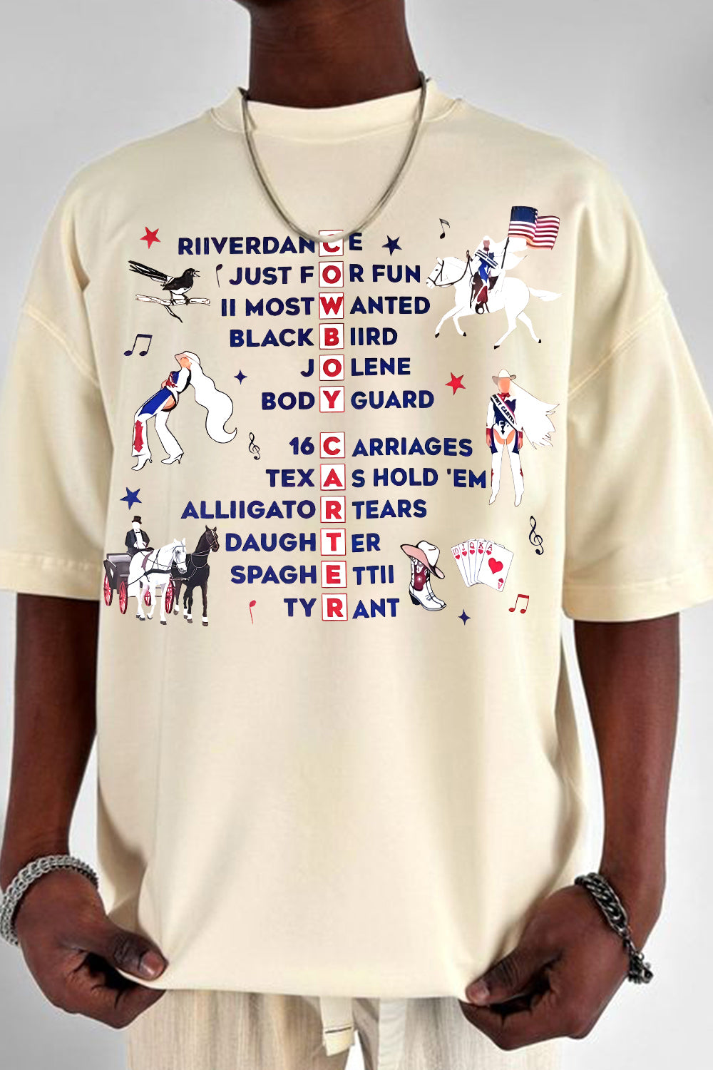 Beyoncé Cowboy Carter Concert Tee For Men