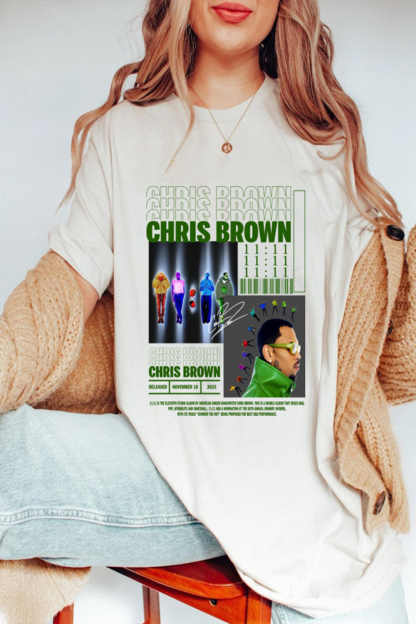 Chris Brown 11:11 Albums T-shirts