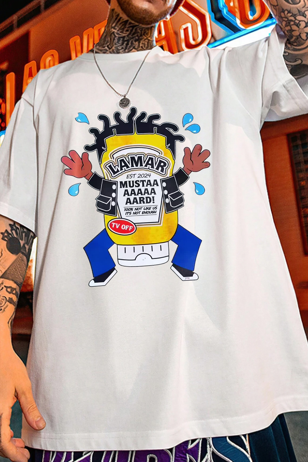 kendricklamar mustard men's t-shirt