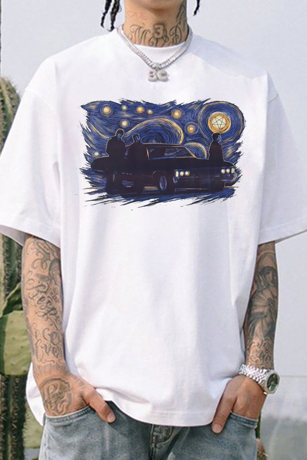 Supernatural Van Gogh’s Starry Night  T-shirt