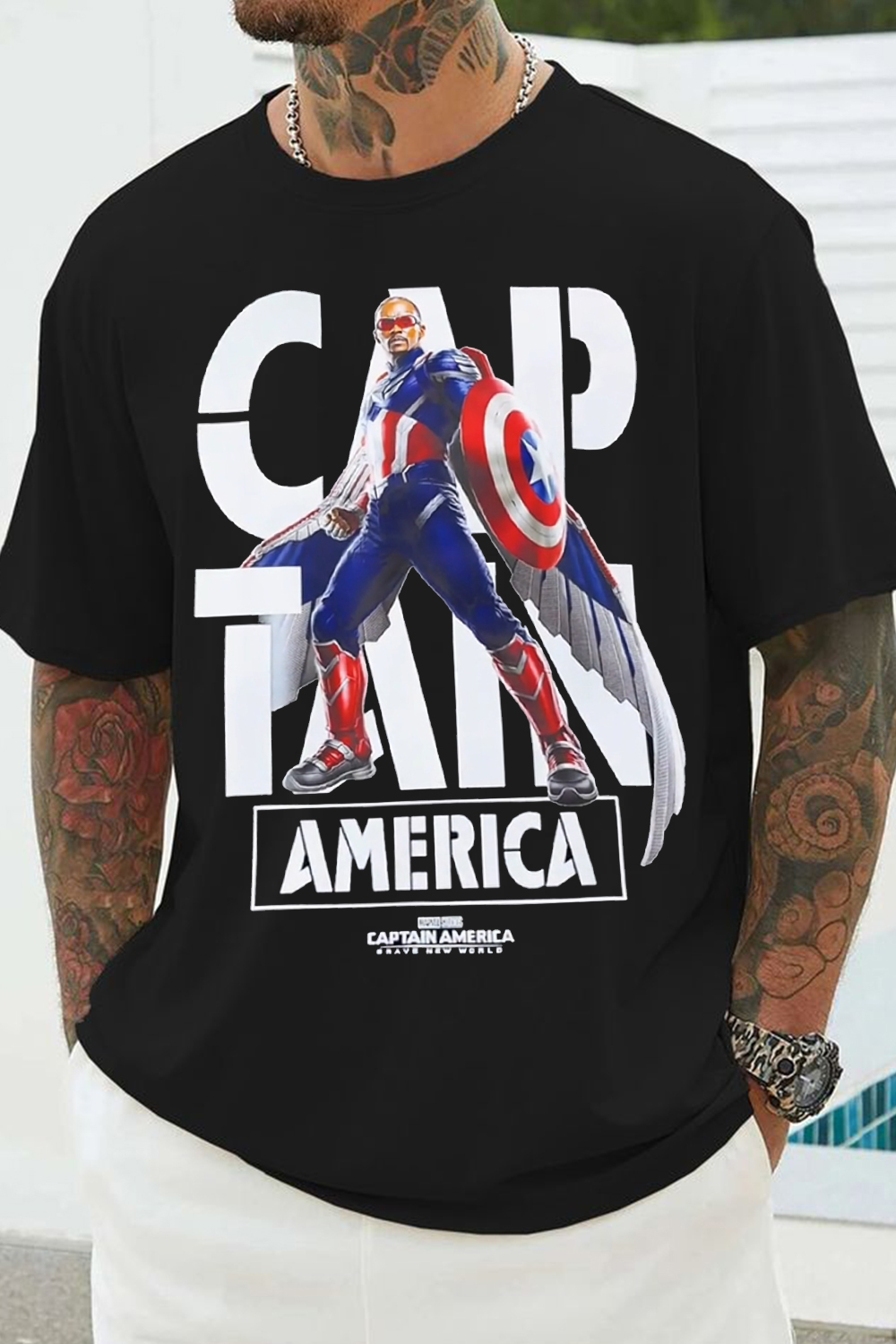 Captain America4 short sleeve T-shirt men