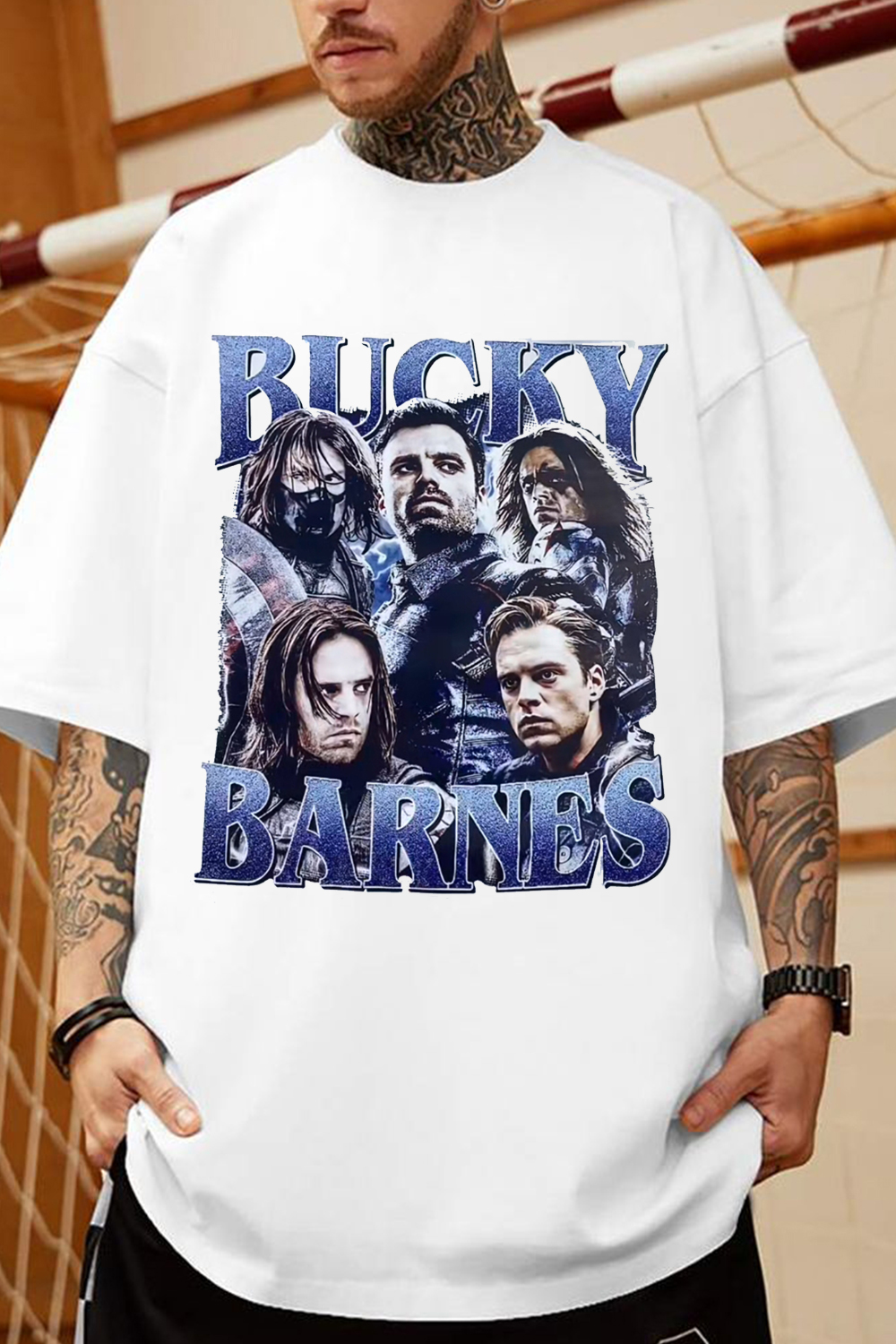 Captain America4 BuckyBarnes men T-Shirt