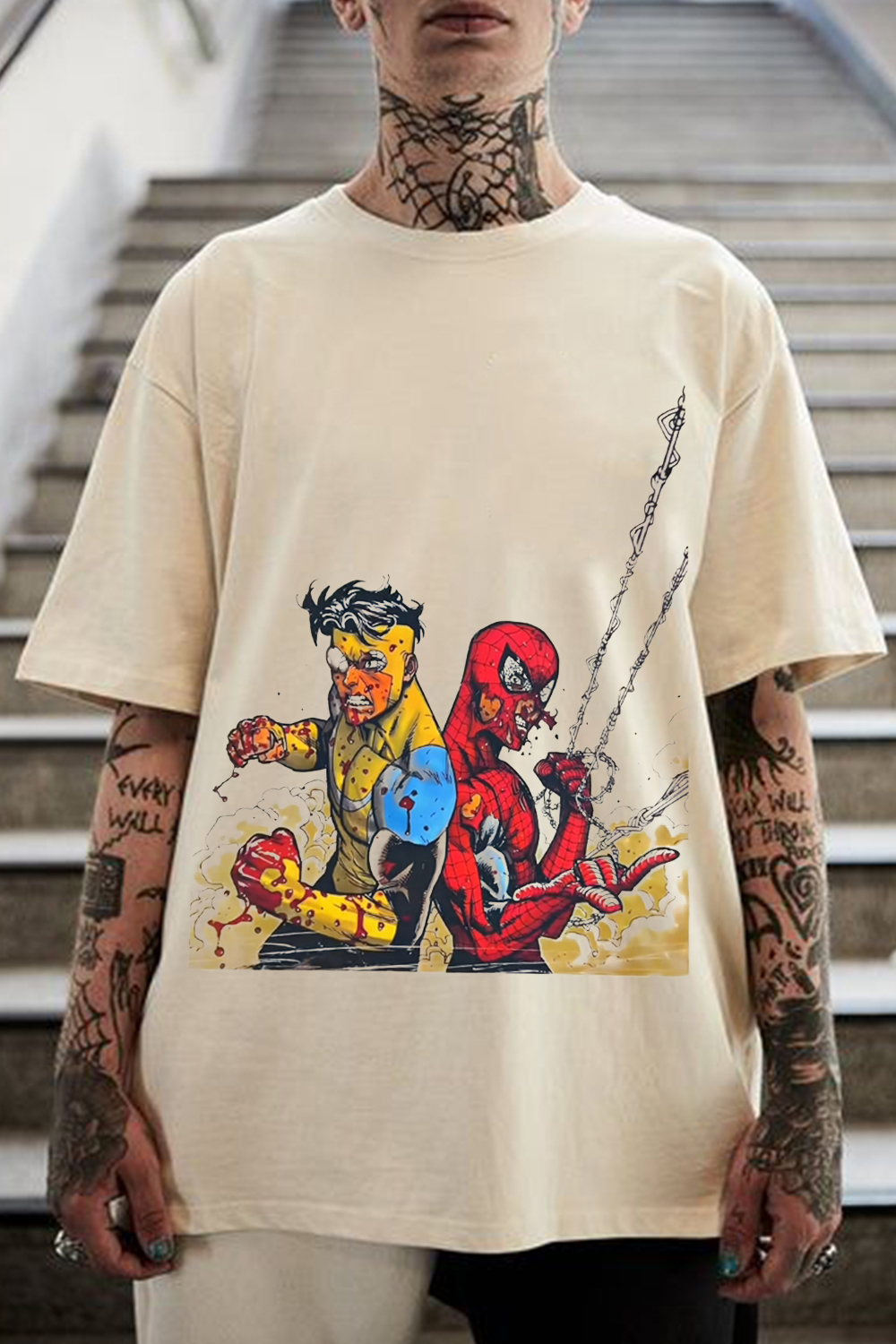 Invincible x Spider man  Tee