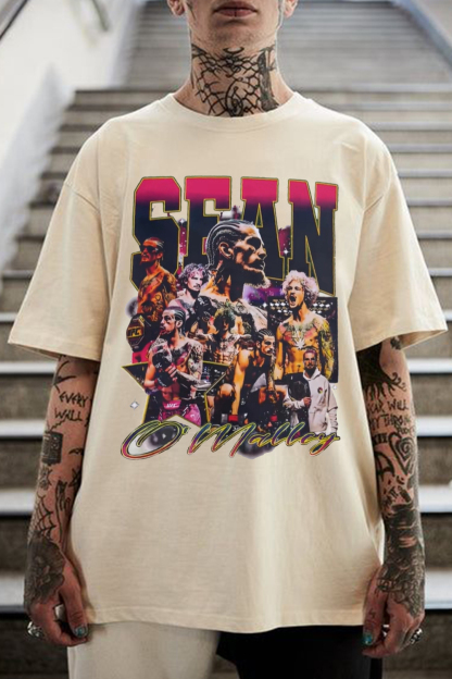 Relive the 90s with Our Vintage Sean O'Malley UFC Tee!