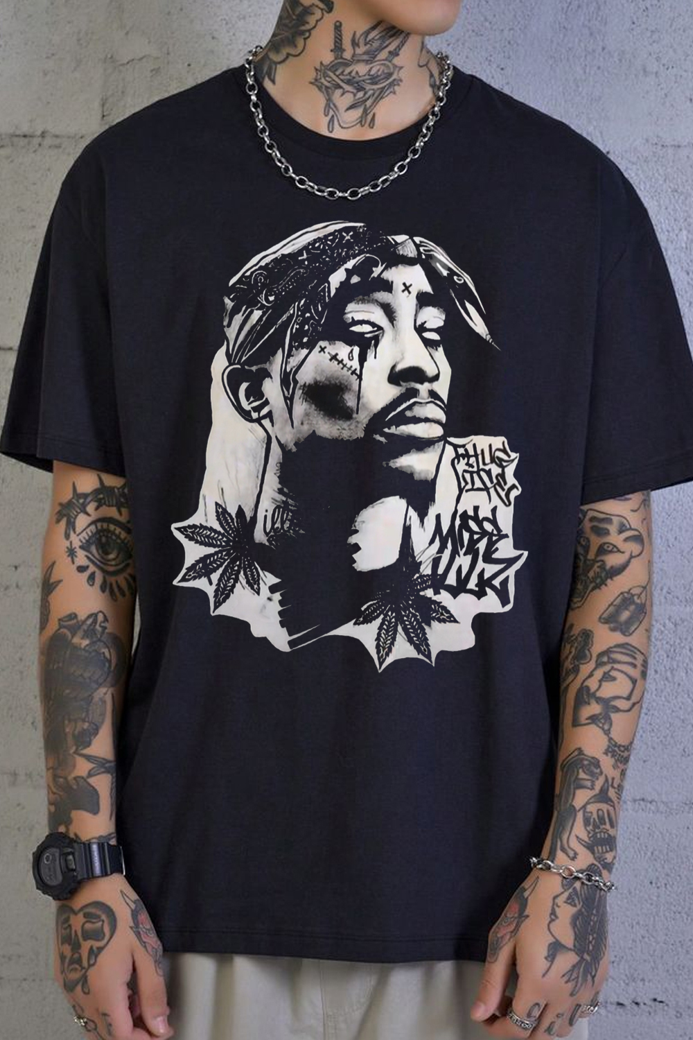 2pac Personalized Print TEE