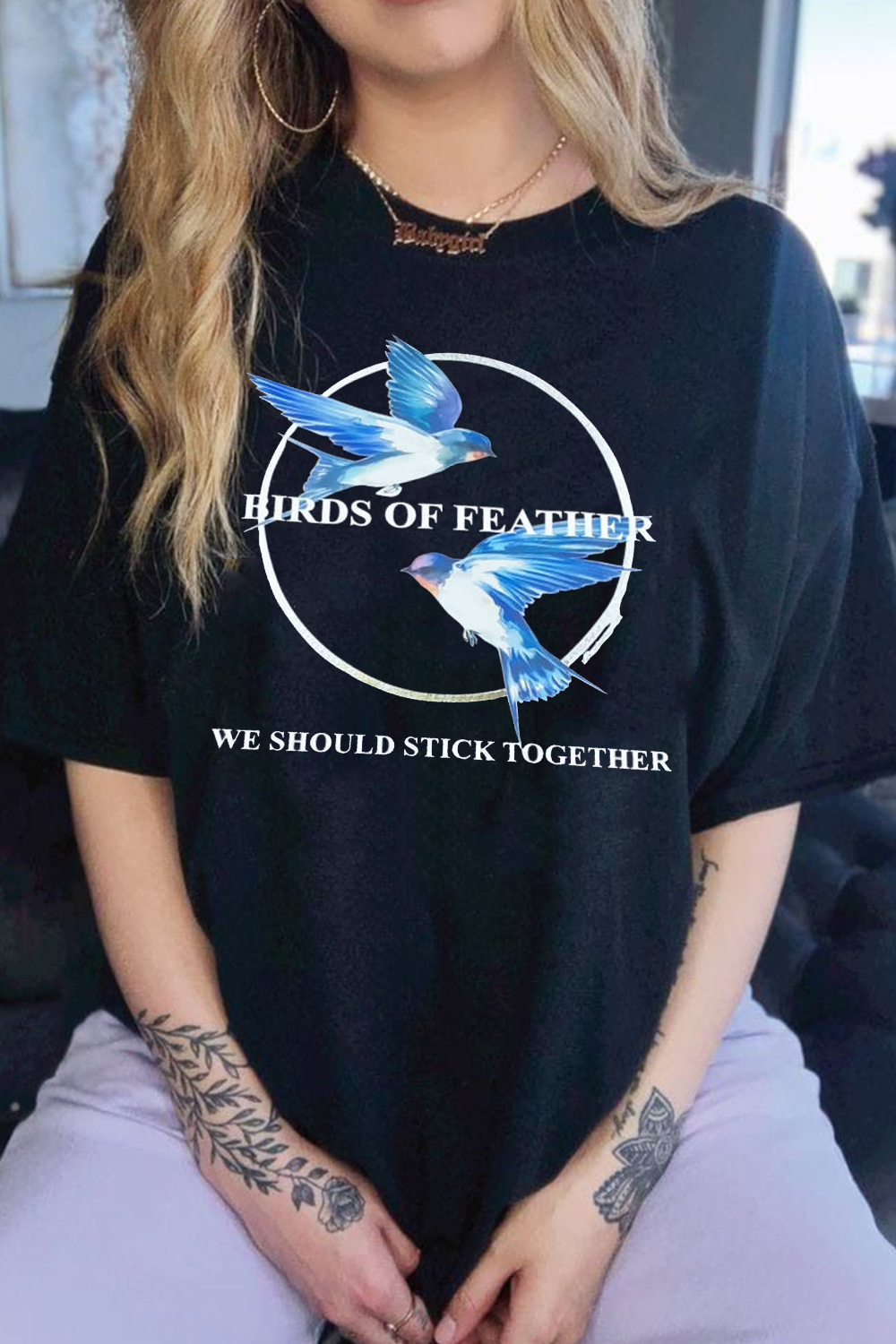 billieeilish free bird ladies t-shirt