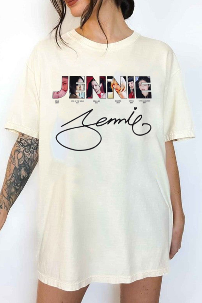 Jennie is so hot Printed T-shirt