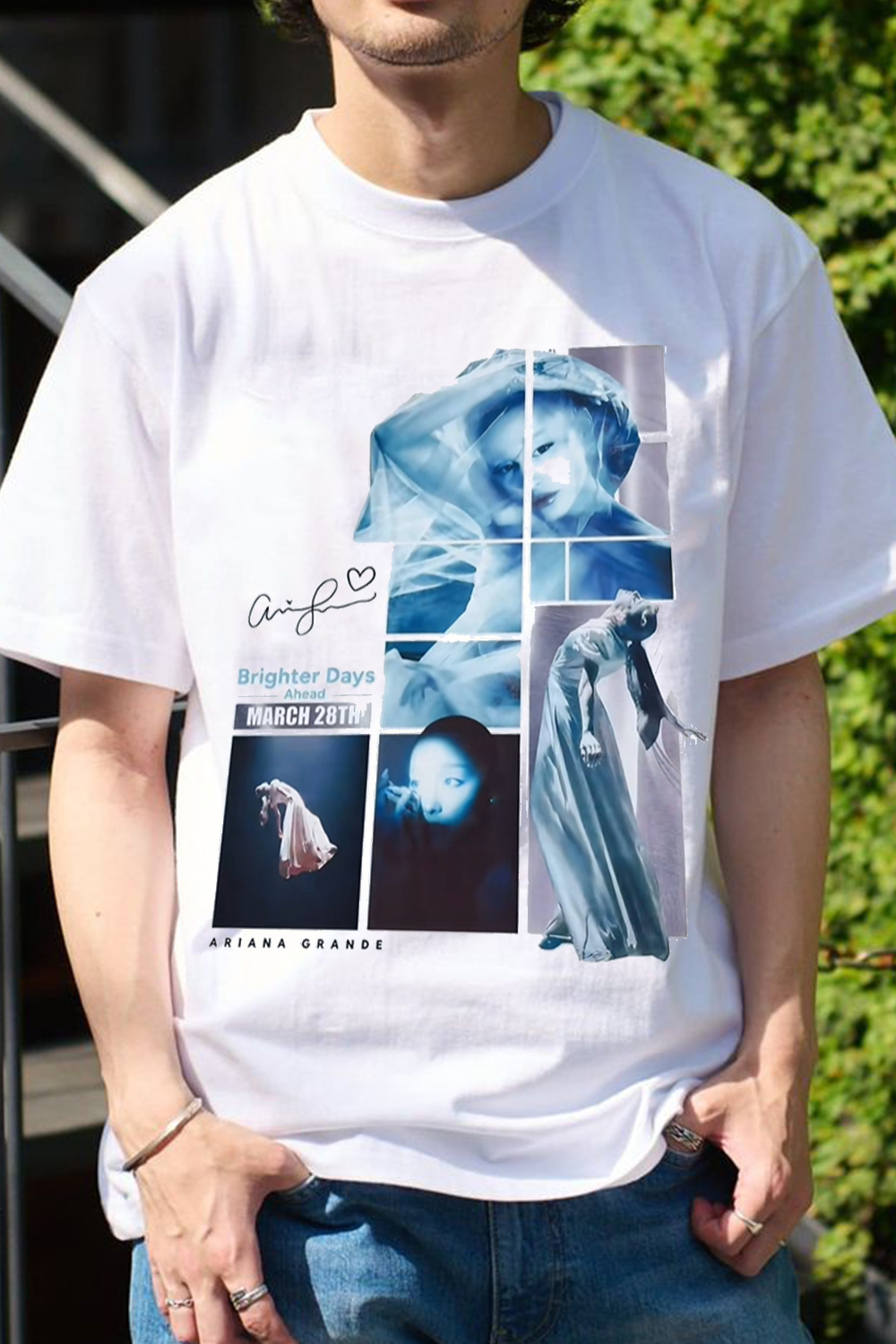 arianagrande new song men t-shirt