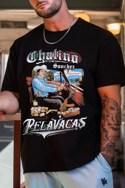 Chalino Sanchez Pelavacas Music T Shirt