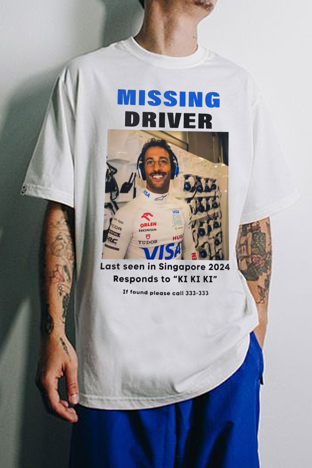Missing Driver Shirt