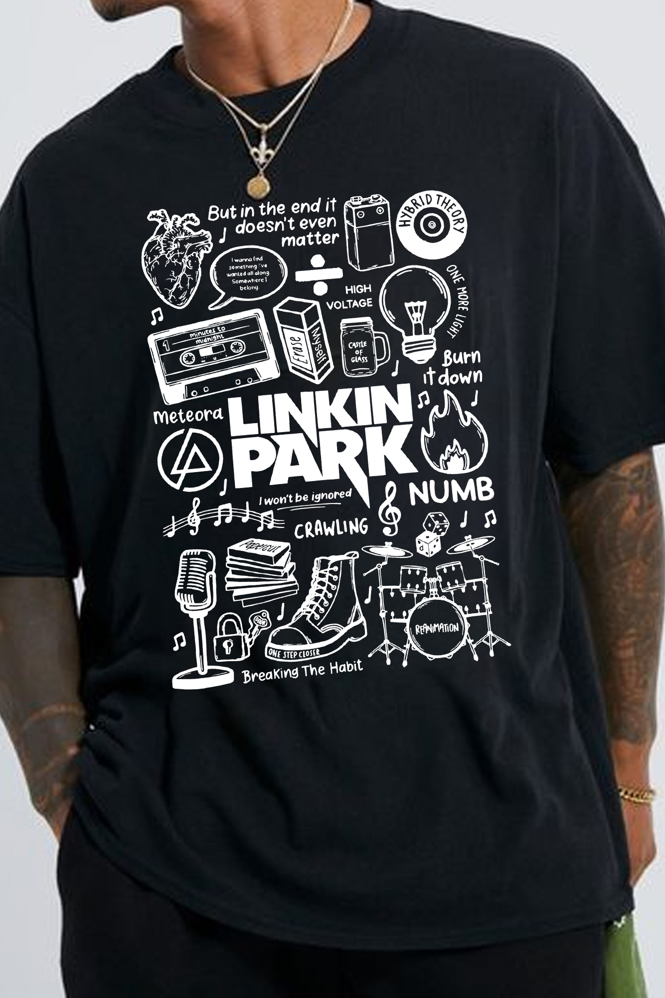 linkinpark album Tee For Men
