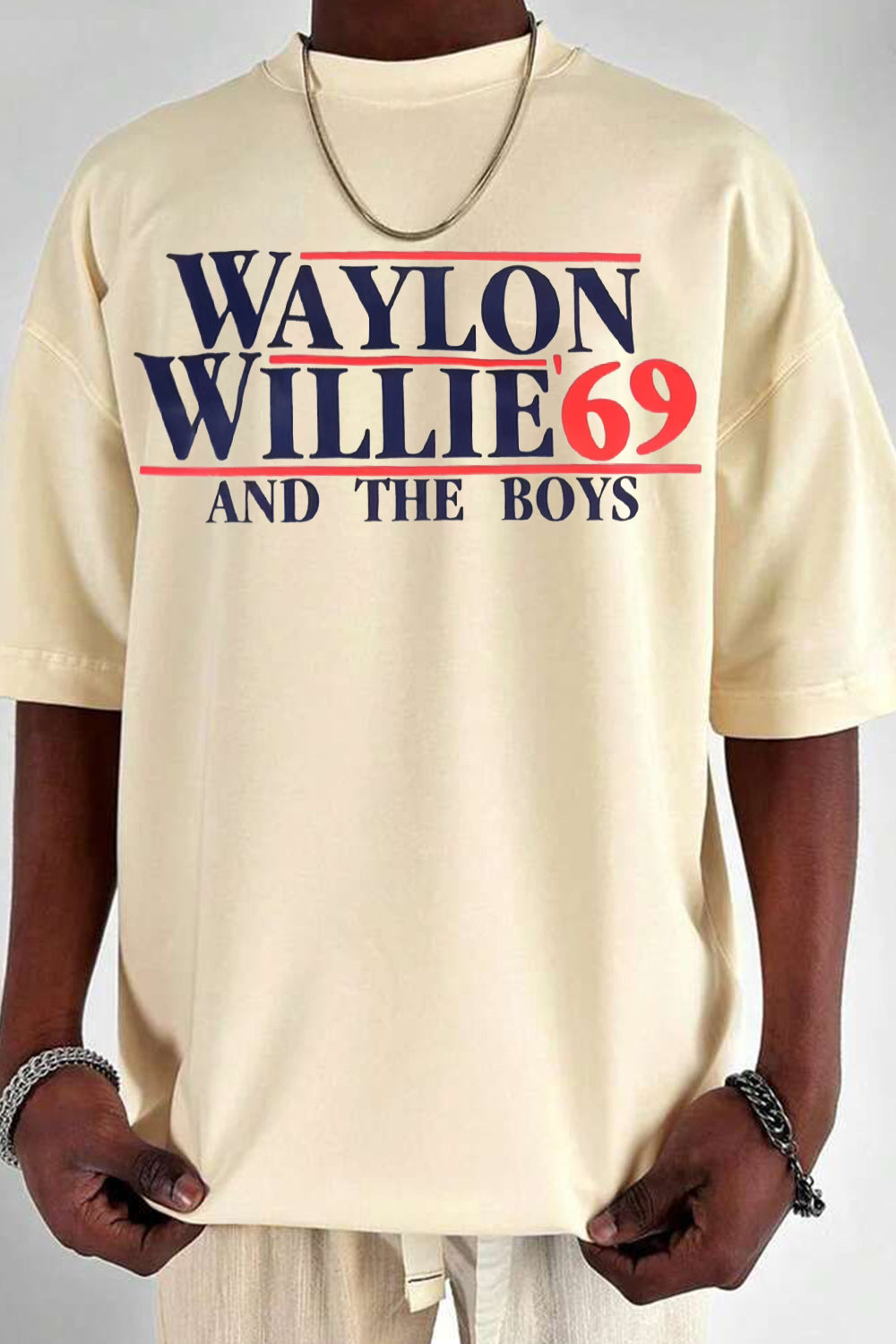 Waylon and Willie tee