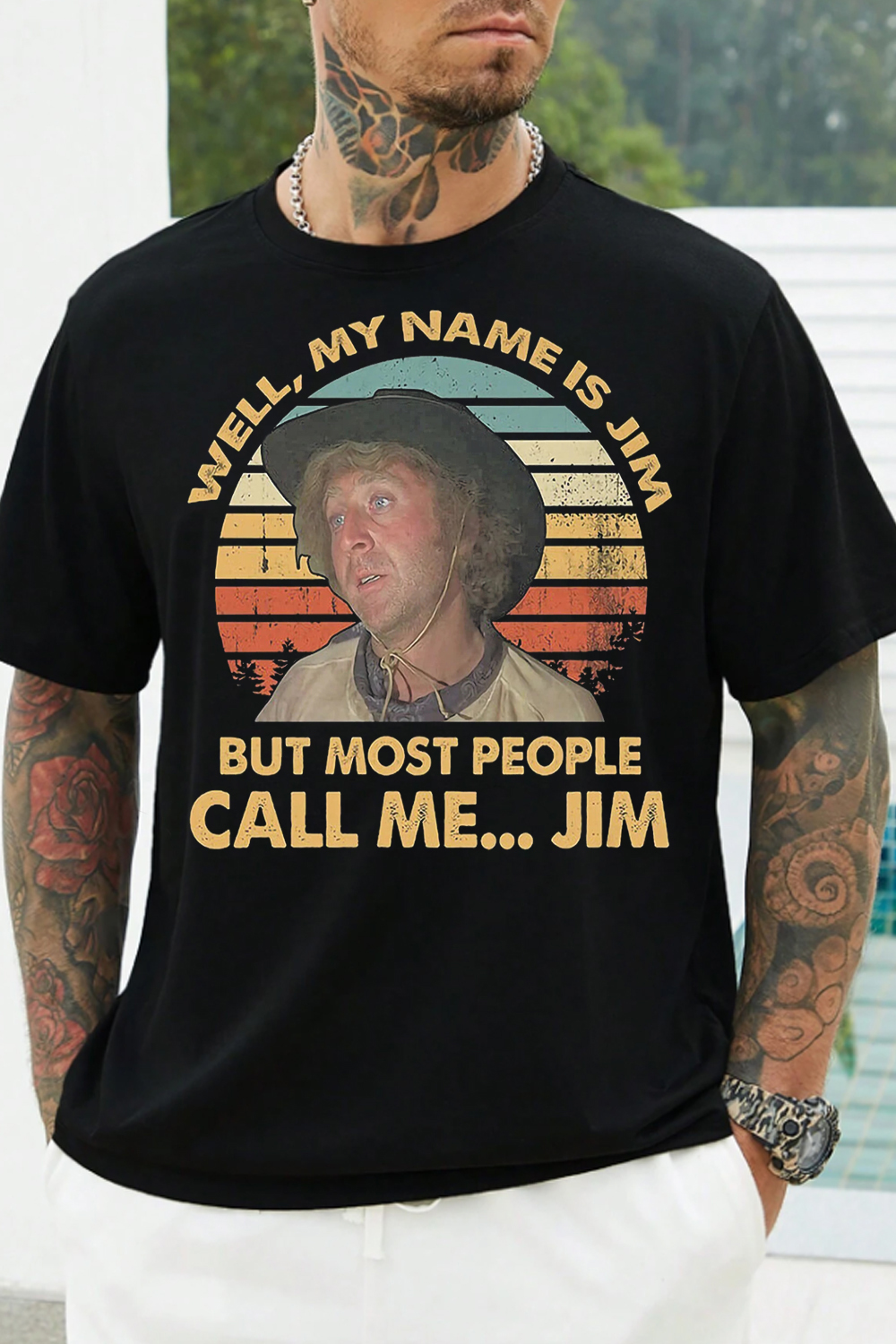 Well My Name is Jim But Most People Call Me Jim Vintage T-Shirt