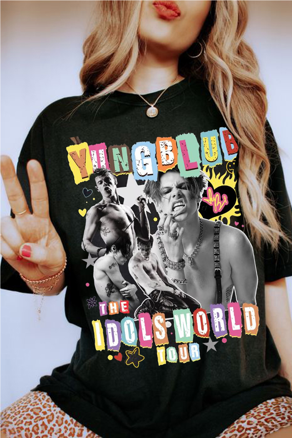 Yungblud 2025 New Album IDOLS tour, Yungblud Music Vintage Shirt