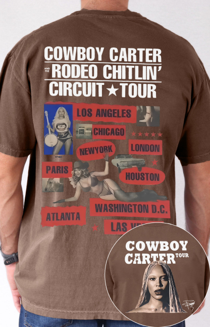 Beyoncé  Cowboy Carter Tour Tee For Men