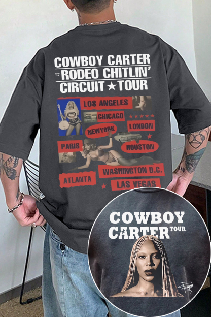 Beyoncé  Cowboy Carter Tour Tee For Men