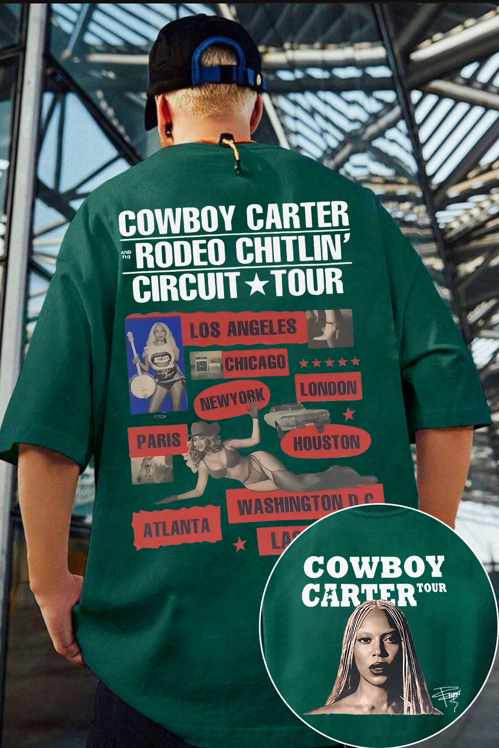 Beyoncé  Cowboy Carter Tour Tee For Men