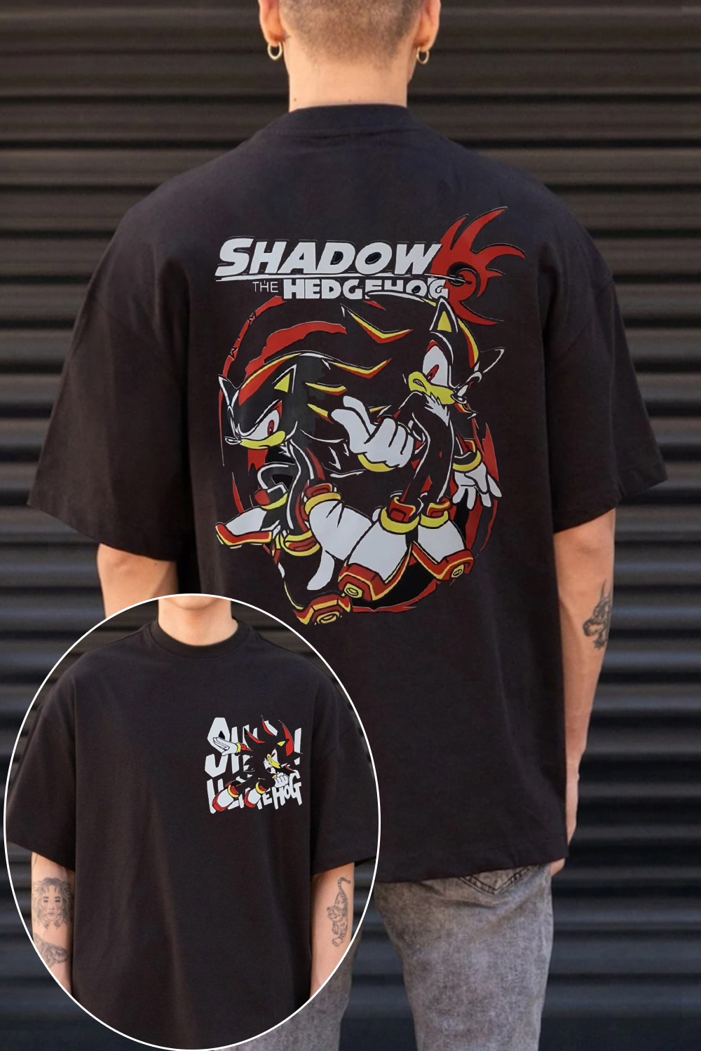 shadowthehedgehog men's t-shirt