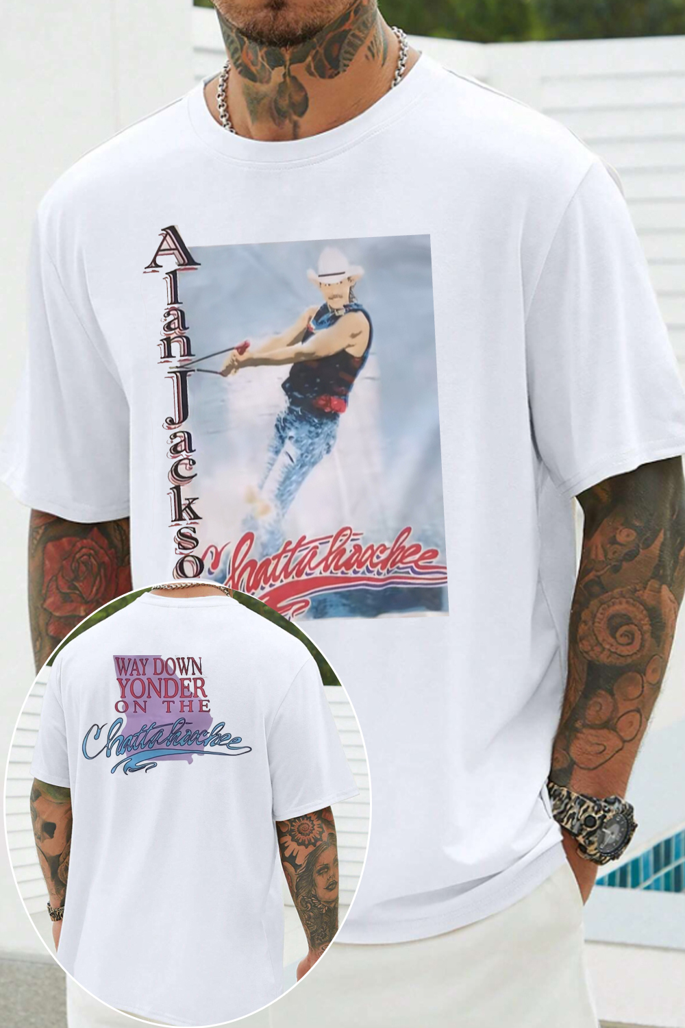 Summer Vibes with the 'Way Down Yonder on the Chattahoochee'  Men T-Shirt