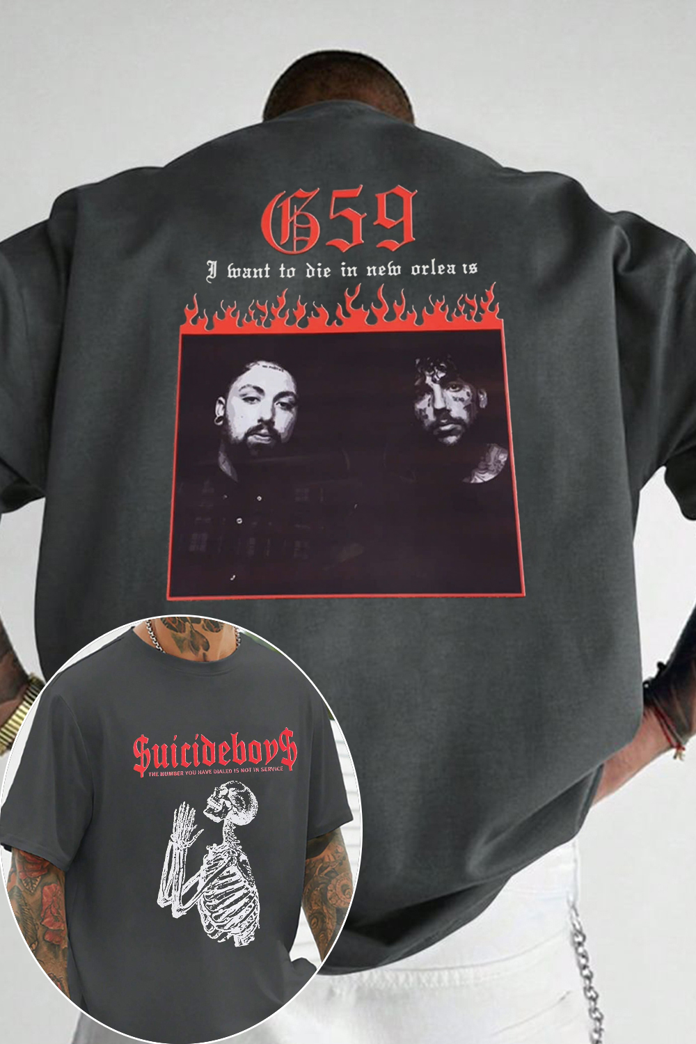 greyday 2-sided print T-SHIRT