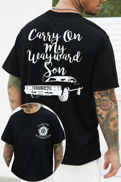 Classic rock t-shirt for Supernatural fans!