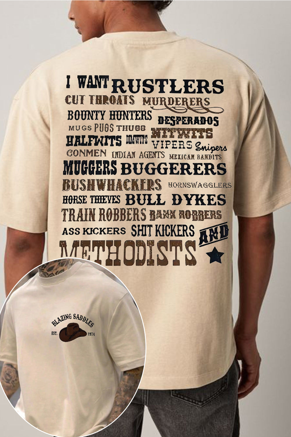 Blazingsaddles-1974 tee