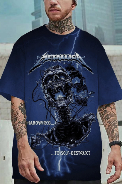 Metallica casual short-sleeved T-shirt