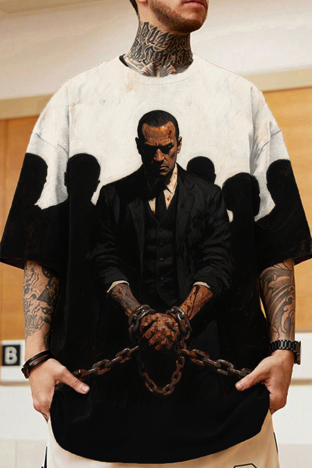 Peaky Blinders Personalized Oil Painting T-shirt