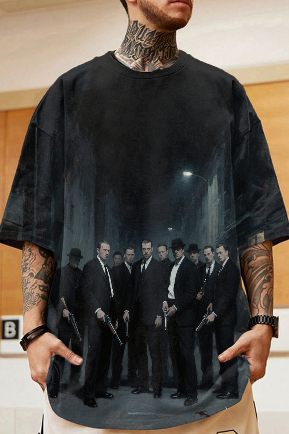 Peaky Blinders oil painting T-shirt
