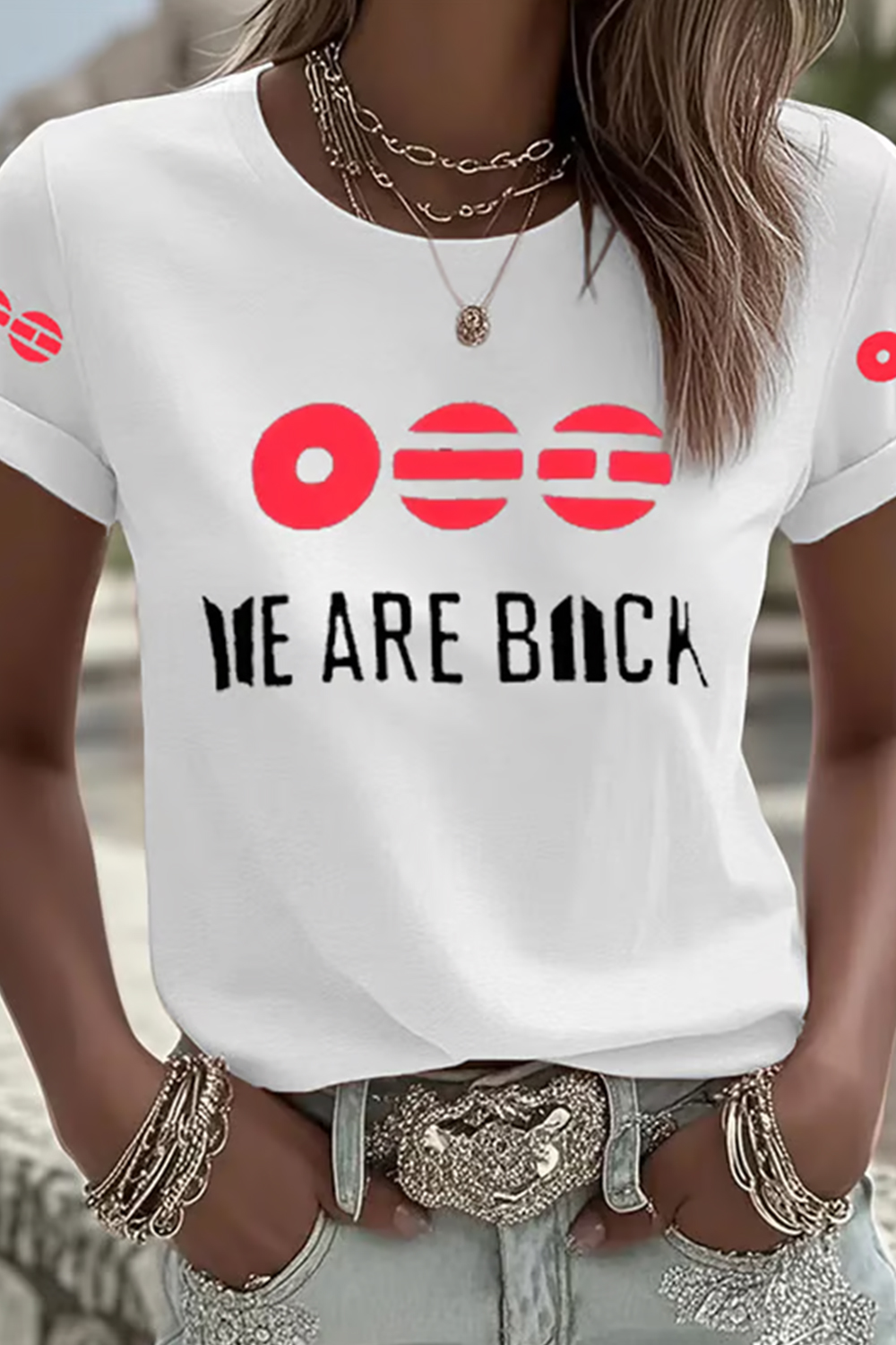 Women's BTS Fan Print Short-Sleeve T-Shirt