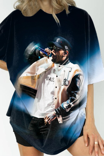 Chris Brown Fan Loose Short Sleeve T-Shirt