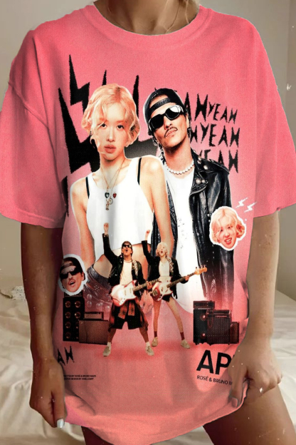 APT personalized printed round neck short-sleeved T-shirt