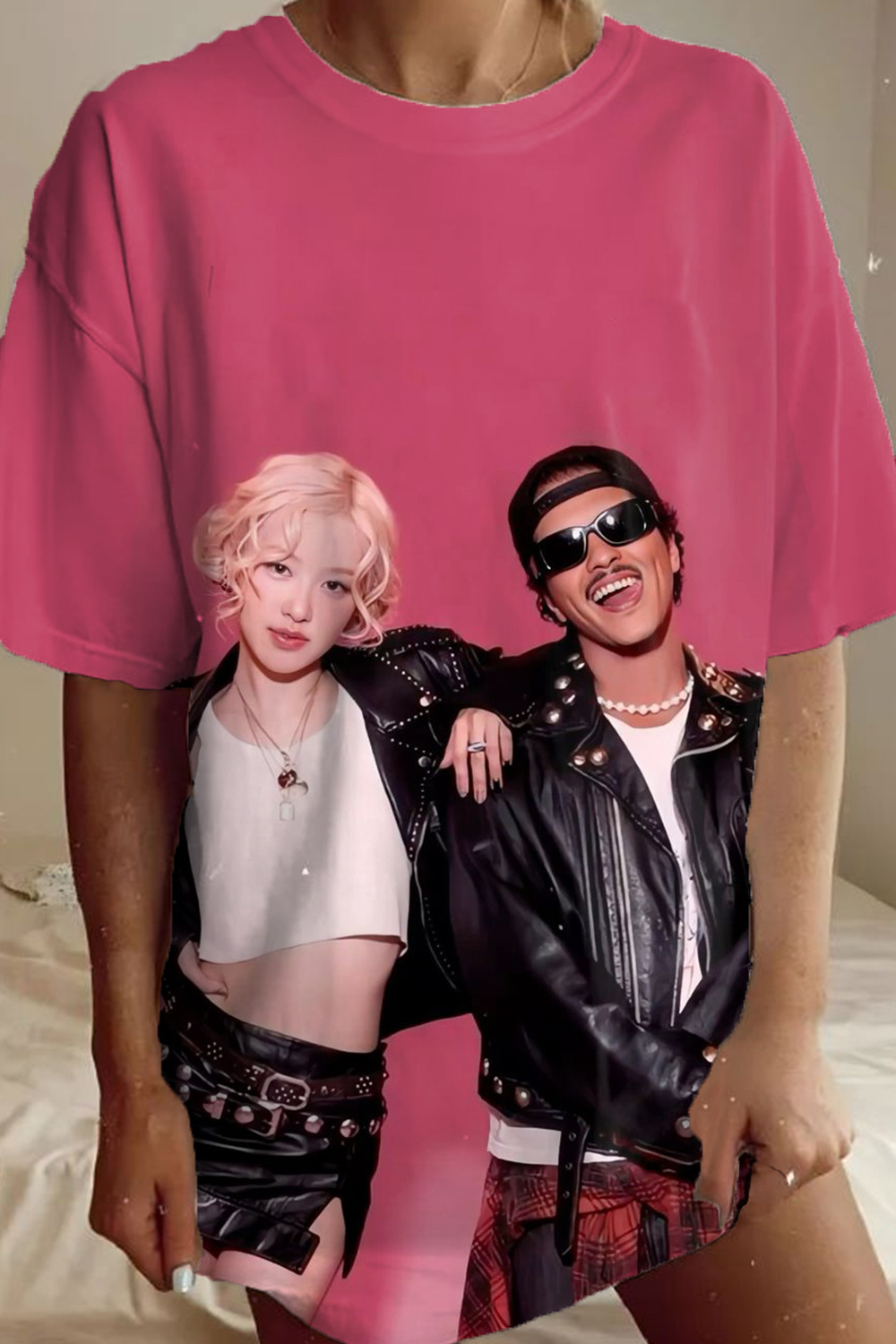 APT printed round neck short-sleeved T-shirt